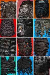 Extensiones de Cabello Natural Rizado Indio de Lujo al por Mayor, 100% Virgen, Sin Procesar, Remy, Tejido a Máquina, Doble Trama, 6 a 26 Pulgadas de Largo Estirado - Product Image 4