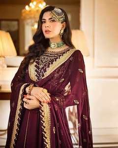 ASIATIQUE PAKISTANI Vente à chaud Chemise traditionnelle shalwar kameez Nouveaux déguisements pour EID et MARIAGE Femmes Nouveau style Prêt à porter - Product Image 6