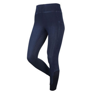 Nouvelle mode de vêtements équestres vêtements de sport leggings poche pour téléphone personnalisé vente en gros de collants de leggings d'équitation en jean - Product Image 4