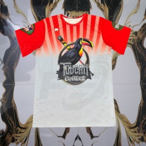 Camiseta de Béisbol/Sóftbol Unisex de Alta Calidad, Transpirable, Ecológica, de Secado Rápido, con Estampado Completo por Transferencia de Calor, Cuello Redondo, Logotipo Personalizado - Product Image 1