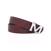 Cinturones de Vestir de Cuero Vacuno para Hombre al por Mayor, Hebilla de Acero, Color/Talla Personalizables, 3.5cm de Ancho, 110-130cm de Largo, Excelente Calidad