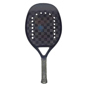 Raquette de beach tennis personnalisée 2025 en carbone 12k 18k 3k, forme standard, noyau en nid d'abeille, filet en polyester, divertissement - Product Image 4