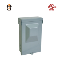   Boîtier de déconnexion CA 60A 240V homologué, en métal SPCC, certifié NEMA 3R 1429, pour usage extérieur, 10HP