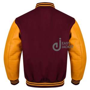 Chaqueta de cuero Varsity para hombre, nuevo diseño, estilo 2025, fabricante de ropa personalizada, chaquetas para hombre - Product Image 4