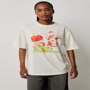 Camiseta gráfica de gran tamaño personalizada de calidad superior para mujer Estampado holgado de invierno para cualquier ocasión Impresión digital - Product Image 2