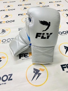 Dernier modèle Fly Green Super Lace MMA Boxing Sparring Set en cuir de vachette véritable personnalisable à séchage rapide avec fermeture au poignet - Product Image 5