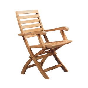 Best Seller Alexandra <b>Folding</b> Armchair Garden <b>Chair</b> Outdoor Furniture Jepara Indonesia Solid Teak <b>Folding</b> <b>Chair</b> Exporter - Product Image 3