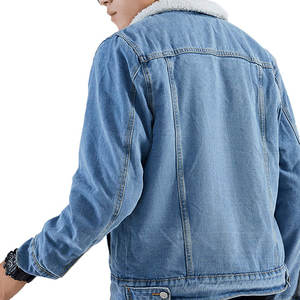 Veste Pour Homme Couleur Unie Respirante Séchage Rapide Produit Confortable Logo Personnalisé Veste Denim Manches Longues Pour Hommes - Product Image 2