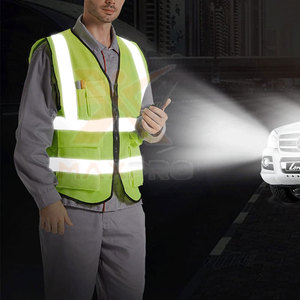 เสื้อกั๊กสะท้อนแสงคุณภาพพรีเมียม น้ำหนักเบา ระบายอากาศได้ดี เหมาะสำหรับงานกลางแจ้ง - Product Image 4