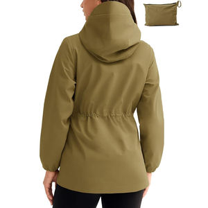Chaqueta Softshell para Mujer, Ligera, Duradera, Transpirable, con Diseño de Capucha, para Viajes al Aire Libre, Precio al por Mayor - Product Image 6