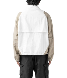 Chaqueta cortavientos informal de poliéster para hombre, cortavientos con estampado de logotipo personalizado para uniforme de equipo de empresa deportiva Unisex - Product Image 2