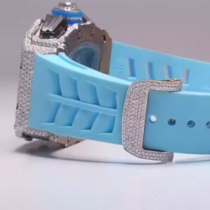 Montre mécanique personnalisée Vvs Moissanite Diamond New 2025 Top Brand Hip Hop Iced Out Watch Montre en acier inoxydable pour hommes - Product Image 5