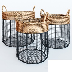 Recién llegado, cesta de lavandería Natural, limpieza ecológica, cesta de bambú Fordable, Juego de 2 cubos de almacenamiento de juguetes, ropa - Product Image 6