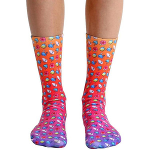 Chaussette sublimation homme chaussette personnalisée entièrement sublimée dernière conception chaussettes douces à séchage rapide - Product Image 6