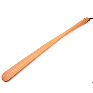 Cuerno de zapato de madera largo con imán y cuero Accesorio de zapato perezoso conveniente para usar zapatos - Product Image 1