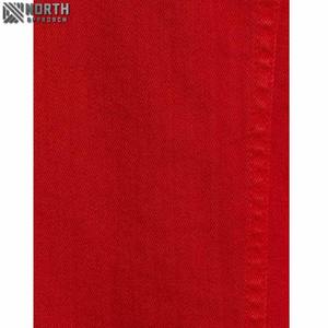 Dernier nouveau design de veste en jean personnalisée Vestes en jean pour femmes à manches longues en coton délavé de couleur rouge - Product Image 5