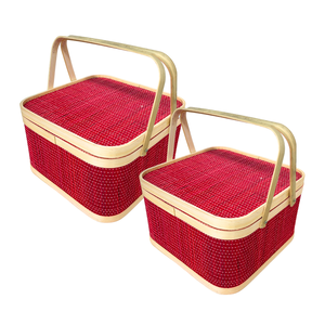 Hot Selling Product Bamboo <b>Gift</b> <b>Baskets</b>: Eco-Friendly Elegance for Any Celebration with High Quality - Product Image 1