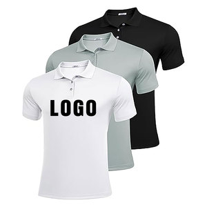 Respirant Performance Polo Gym Fit Workout Hommes Streetwear Casual Activewear Fabriqué Avec 95% Coton Et 5% Élasthanne - Product Image 4