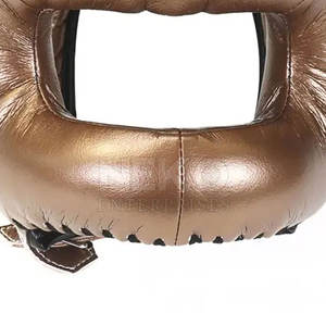 Protector de cabeza de cuero de diseño personalizado ligero de alta calidad a la Venta Ropa de lucha de boxeo - Product Image 6