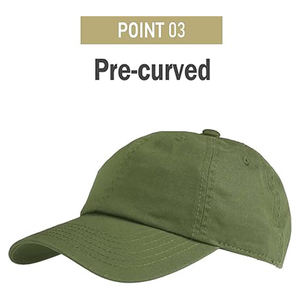 Olive Cotton Baseball Caps with 3D Embroidery Logo Modern Designs Adjustable Comfort and Durable Outdoor Style - Product Image 4