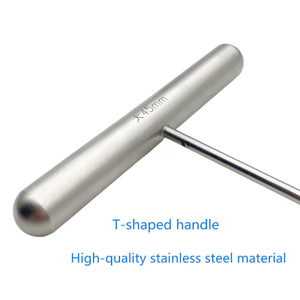 ตะขอดึงรั้งรูปตัวทีทำจากสแตนเลสเครื่องมือผ่าตัดกระดูกและกล้ามเนื้อในสัตวแพทย์เครื่องมือที่ทำให้ไขว้เขวได้ด้วยตนเอง - Product Image 6