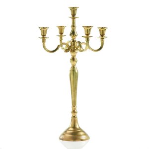 Candélabre de conception européenne de luxe article d'éclairage à la maison centres de table de salle à manger de mariage candélabre bougeoir en métal fait à la main - Product Image 6