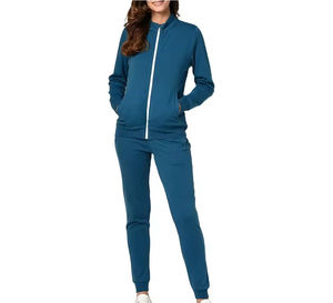 Survêtements en coton 100% à capuche d'hiver avec logo personnalisé pour hommes, style décontracté long, jogging, ensemble entièrement personnalisable - Product Image 1