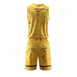 Uniformes de baloncesto para adultos, Conjunto de camiseta personalizado, sublimado, transpirable, de secado rápido, de talla grande, de alta calidad, 100% poliéster, tarifa barata - Product Image 3