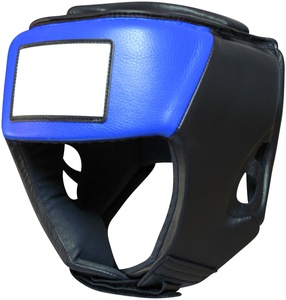 High Quality PVC MMA Five-Fingers Kickboxing Head Guard Face <b>Protector</b> Customizable Boxing Helmet Durable Breathable - Product Image 2
