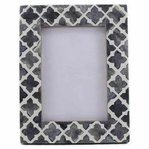 Wholesale Eco-Friendly Natural Customizable Resin <b>Photo</b> Frame with Handmade Bone Inlay for Home and <b>Family</b> <b>Photos</b> - Product Image 2
