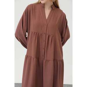 Vestido de Lino Transpirable para Mujer-32171ELB - Product Image 6