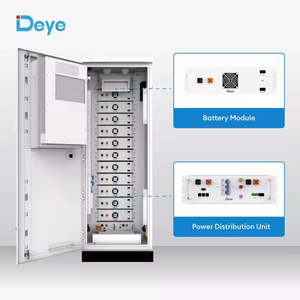 Système de stockage de batterie solaire hybride Deye <span class=keywords><strong>GE</strong></span>-F60 61,4 kWh Triphasé Protection IP55 Tout-en-un Haute tension LiFePO4 Énergie domestique - Product Image 4