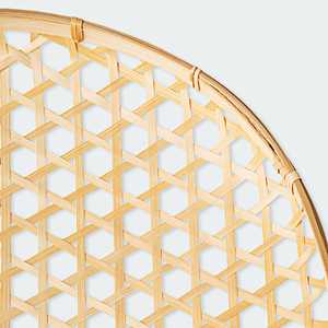 Elegante juego de 8 cestas de pared de algas marinas de bambú de ratán Acentos de pared elegantes - Product Image 1