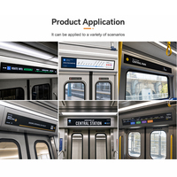 Affichage numérique LCD Android 57,4 pouces à 1000 nits pour signalisation de guidage de route et de portes de métro, avec large plage de température d'utilisation