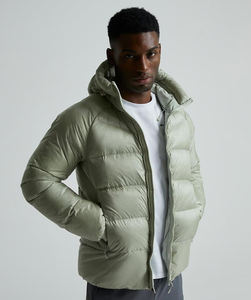 Vestes matelassées pour hommes OEM, mode d'hiver, design personnalisé, vêtements d'extérieur, doudoune gonflée, manteau à bulles, veste en duvet de haute qualité pour hommes, nouveau design - Product Image 3
