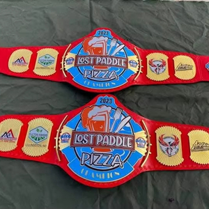 Cinturón de peso pesado de diseño personalizado Premium para lucha y boxeo Cinturón de campeonato de gama alta con correa de cuero genuino de 8mm de espesor - Product Image 1