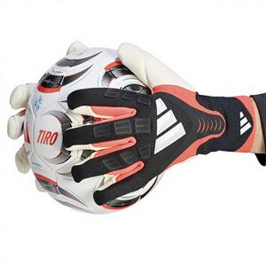 Gants de gardien de but en cuir de style moderne, haute qualité, doigts entiers, respirants, logo personnalisé imprimé, gants de sport unisexes, vente en gros - Product Image 3