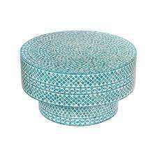 Plateau de table basse en nacre écologique avec taille personnalisée et design floral moderne - Product Image 2