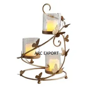 Nouveau styliste de luxe décoration fantaisie moderne avec porte-bougie Design papillon fantaisie - Product Image 4