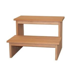 Durable Wooden Step <b>Stool</b> <b>with</b> Handmade Craftsmanship Ideal for Reaching Cabinets Tall Shelves Pantries and Daily Use - Product Image 3