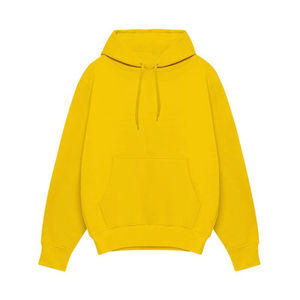 Streetwear mode couleur unie pull 100% coton sweats à capuche pour hommes haute rue couleur Patchwork brodé hommes sweats à capuche - Product Image 3