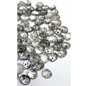 106 piezas de cuarzo de punto negro Natural 10x8mm a 17x13mm cabujón ovalado de tamaño libre 605 Cts lote Iroc ventas cuarzo cabina de piedras preciosas sueltas - Product Image 5