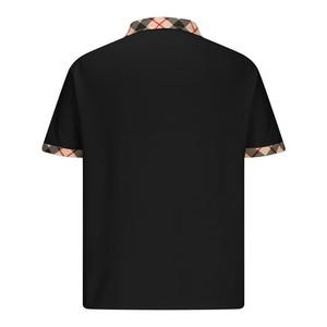 Nouveau 2025 – Vente en gros – Conception OEM – Chemises de golf à manches courtes pour hommes, en maille unie respirante polyester/coton de haute qualité, personnalisables - Product Image 4