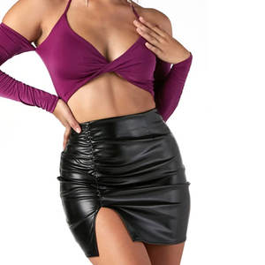 Jupe en cuir véritable pour femme, vêtements d'hiver décontractés, haute qualité, écologique, design personnalisé, en vente - Product Image 5