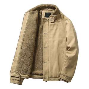 Nueva llegada tendencia moda invierno chaquetas hombres lana Sherpa cortavientos polar chaquetas para hombres a prueba de viento al por mayor OEM - Product Image 3