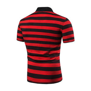 Polo de hombre transpirable de alta calidad con estampado de colores personalizados 2023-100% algodón/fibra de bambú de punto liso con logotipo OEM sólido - Product Image 4