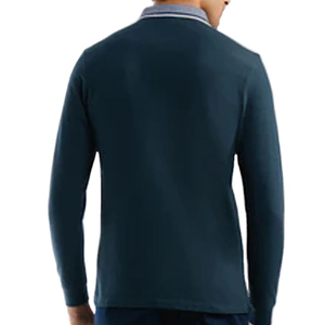 Camisetas Polo de Diseño Personalizado de Alta Calidad para Hombre, Cuello Camisero, 100% Algodón, Manga Larga, Camiseta Polo Lisa para Hombre - Product Image 3