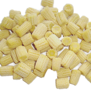 Maïs bébé surgelé IQF, coupé en dés, légumes entiers cuits à la vapeur, emballage en vrac - Product Image 1