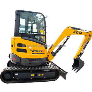 Nueva Mini excavadora 2.7Ton pequeña excavadora UCM MC27SR Micro máquina de excavación granja usada sobre orugas pequeñas excavadoras para la venta - Product Image 1
