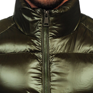 Nouveau Style Logo personnalisé hiver décontracté bulle gilet bouffant hommes de haute qualité écologique imperméable coupe-vent OEM Service - Product Image 6
